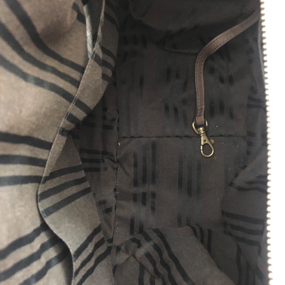 Frye Veronica Hobo leather shoulder bag, grey/brown - Picture 11 of 12